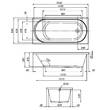 Ванна акриловая AM.PM X-Joy W94A-150-070W-A1 150х70 см, фото 3