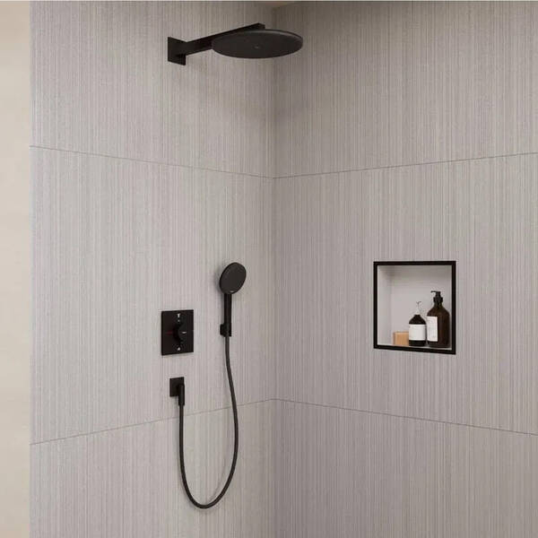 Душова система прихованого монтажу Hansgrohe Raindance Alive S 24630670 300 1jet чорний матовий