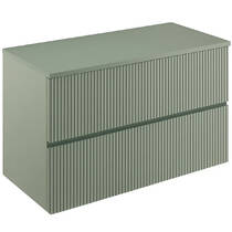 Тумба Royo Vora 131775 100 см подвесная со столешницей 131454 mineral green (зеленый), фото №2