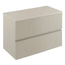 Тумба Royo Vora 131767 80 см підвісна зі стільницею 127435 sand matt (бежевий), фото №2