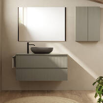 Тумба Royo Vora 131773 100 см підвісна зі стільницею 127437 sand matt (бежевий), фото №1