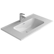 Тумба Royo Vora 131767+126224 підвісна 80 см matt sand з раковиною Enzo, фото №2