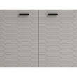 Тумба Devit Flow 484050G з умивальником та ручками, сірий матовий, фото 6