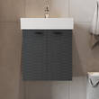 Тумба Devit Flow 484050A 50 см с умывальником и ручками, антрацит матовый, фото 7