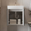 Тумба Devit Flow 484050A 50 см с умывальником и ручками, антрацит матовый, фото 8