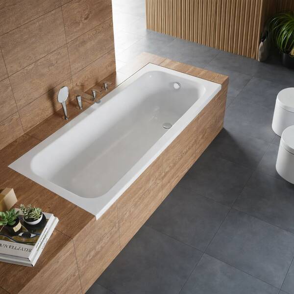 Ванна акрилова Radaway MIA Eco WA1-55-180x075, 180x75 + ніжки, білий глянець, фото 1