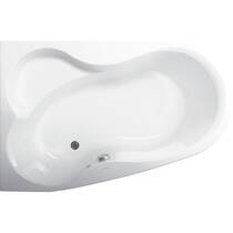 Ванна акрилова Vagnerplast Melite VPBA163MEL3LX-04 160x105 лівостороння з панеллю VPPP16009FP3 + VPSET007 ніжки, біла, фото №2