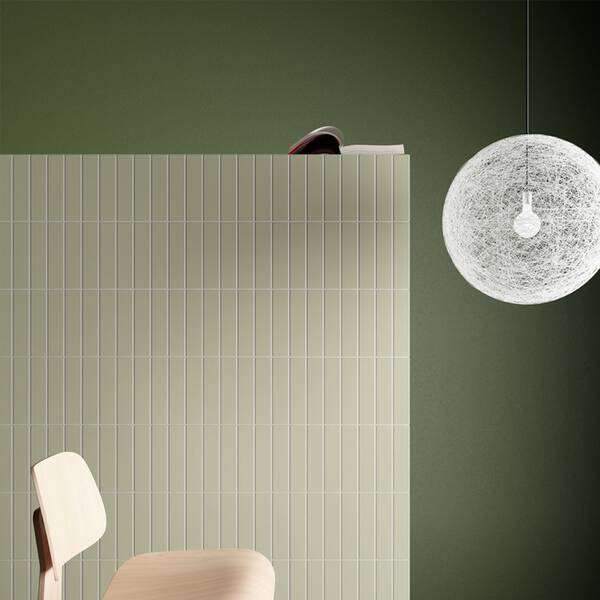 Плитка Equipe Ceramicas Costa Nova Tansy Green Matt 28456 5х20 см