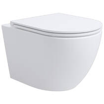 Унітаз підвісний Devit Aero 3810830 безобідковий з кришкою soft-close, Vortex Flush, білий глянець, фото №1