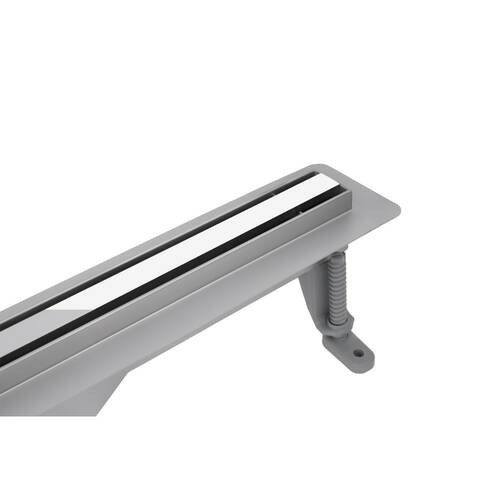 Душовий канал Devit Universal UN7033C 70 з нержавіючої сталі, з сифоном і декоративною накладкою, з горизонтальним виводом, хром, фото 4