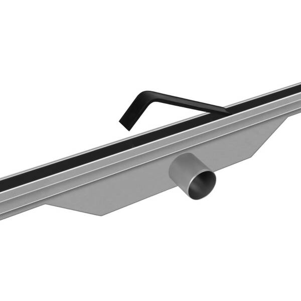 Душовий канал Devit Universal UN7033C 70 з нержавіючої сталі, з сифоном і декоративною накладкою, з горизонтальним виводом, хром, фото 3