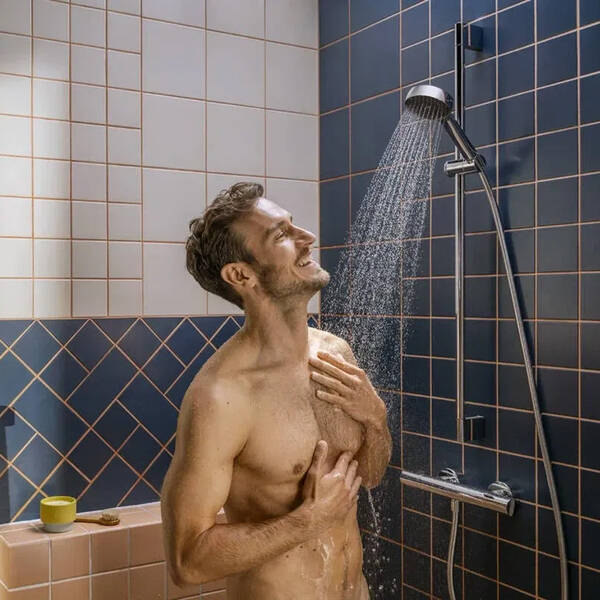 Душовий набір Hansgrohe Activera Select S 2jet EcoSmart 28044000 зі стійкою 65 см, хром, фото 5