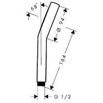 Ручний душ Hansgrohe Activera Select S 95 2jet EcoSmart 28033000 хром, фото №3