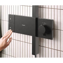 Душевая система Hansgrohe Raindance Alive Q 210/340 1jet с ShowerSelect Comfort 24580340 черный матовый хром, фото №6