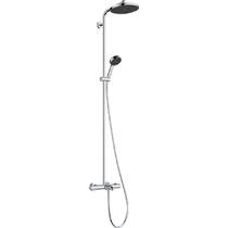 Душова система Hansgrohe Activera S 240 1jet EcoSmart 28871000, з термостатом Ecostat Fine, хром, фото №1