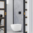 Клавіша змиву Villeroy & Boch ViConnect M300 922160RB чорне скло/хром, фото 6