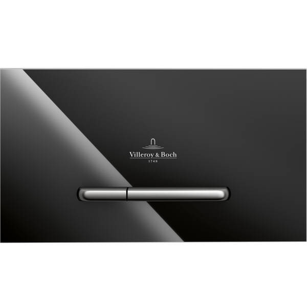 Клавіша змиву Villeroy & Boch ViConnect M300 922160RB чорне скло/хром, фото 2