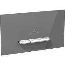 Клавиша смыва Villeroy & Boch ViConnect M300 922160RB черное стекло/хром, фото №2