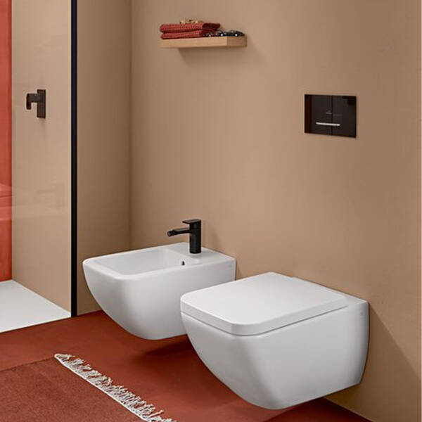 Клавіша змиву Villeroy & Boch ViConnect M300 922160RB чорне скло/хром, фото 5