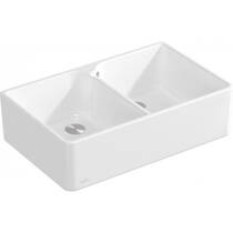 Мойка кухонная Villeroy & Boch Farmhouse 90 X 638002R1 двойная, белый, фото №1