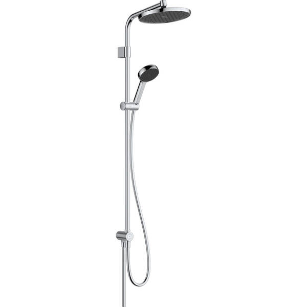 28074000 HG Activera S Душова система Showerpipe 240 1jet EcoSmart Reno Varia, хром — фото 2