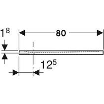 Душевой поддон Geberit Sestra 550.290.00.2 80х80 см квадратный, поверхность сланцевая структура, цвет белый, фото №4