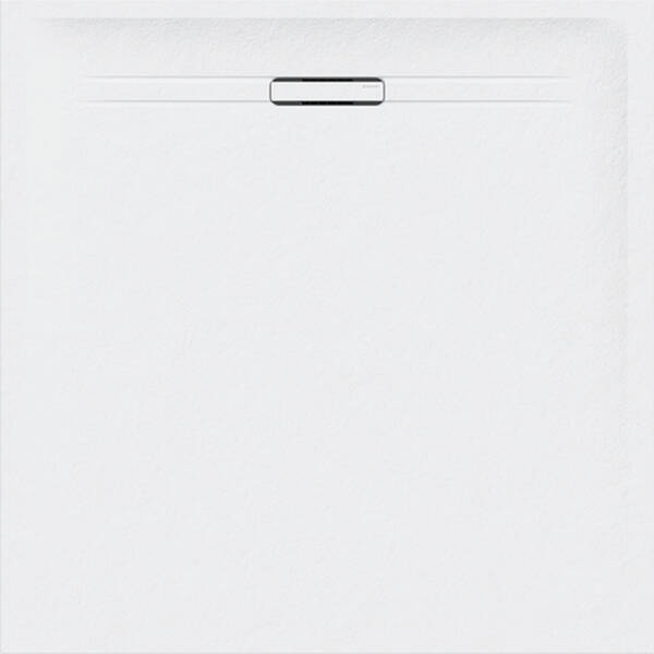 Душовий піддон Geberit Sestra 550.290.00.2 80х80 см квадратний, поверхня сланцева структура, колір білий, фото 1