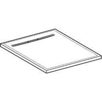 Душевой поддон Geberit Sestra 550.290.00.2 80х80 см квадратный, поверхность сланцевая структура, цвет белый, фото №2