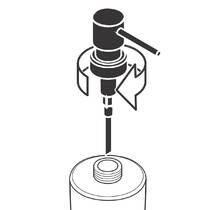 Помпа для дозатора Hansgrohe AddStoris 94168670 чорний матовий, фото №2