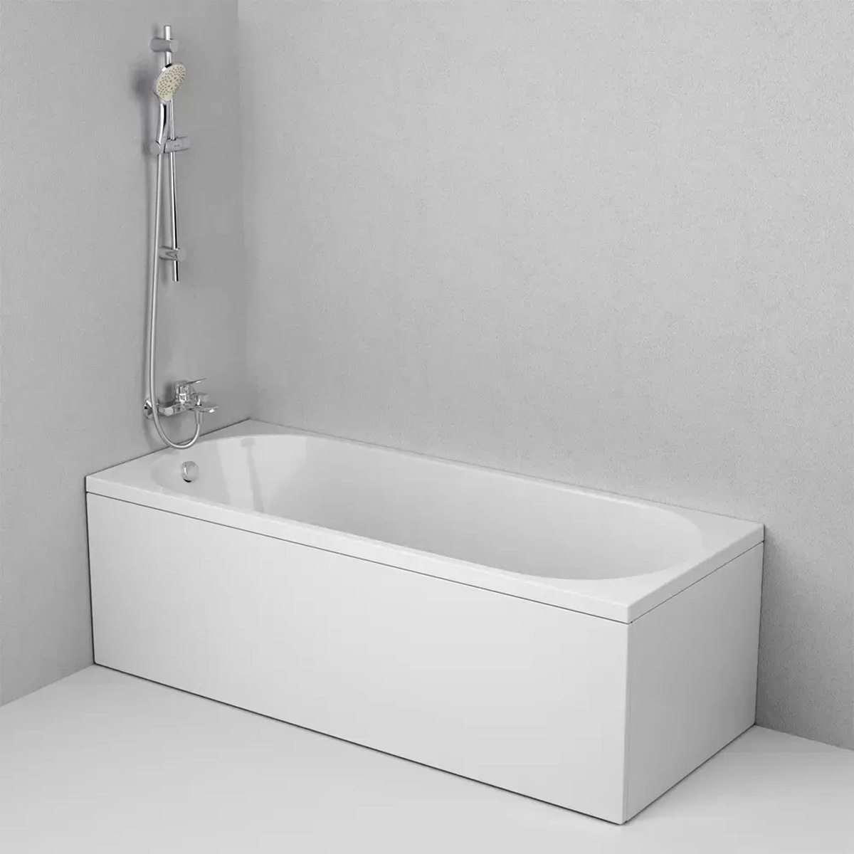 W72UA-170-070W-P1 Панель фронтальна для ванн Spirit, X-joy 170х70, біла (1 сорт)