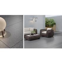 Керамограніт Cersanit Carbon Anthracite 29,8x59,8 см, фото №4
