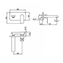 Излив для смесителя Devit Iven 4311X141 хром, фото №3