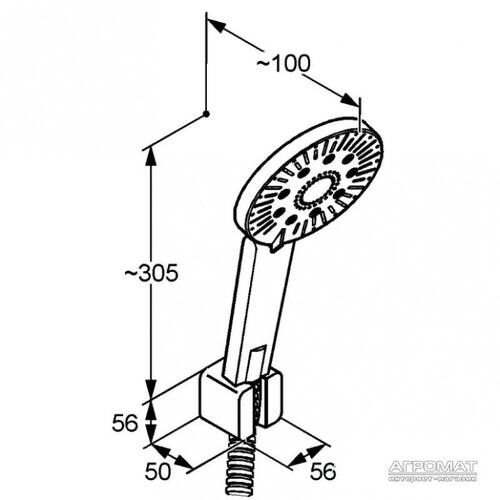 Душевой набор Kludi A-Qa 657500500, фото 2