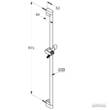 Душевая штанга Kludi Fizz 676200500 900 мм, фото 2