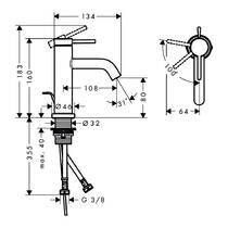 Смеситель для раковины Hansgrohe Tecturis S 73302700 белый матовый, фото №3