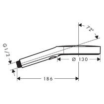 Ручний душ Axor ShowerSolutions 39772950 3jet матова латунь, фото №2