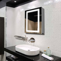 Дзеркальна шафа J-Mirror Leonardo з LED-підсвічуванням 600х700 мм, фото №6