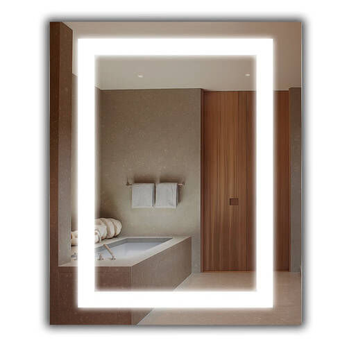 Дзеркальна шафа J-Mirror Leonardo з LED-підсвічуванням 600х700 мм, фото 5