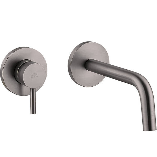 Змішувач прихованого монтажу для раковини Paffoni Light LIG006NKNSP70 brushed gunmetal, фото 2