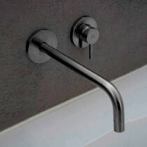 Смеситель скрытого монтажа для раковины Paffoni Light LIG006NKNSP70 brushed gunmetal, фото №1