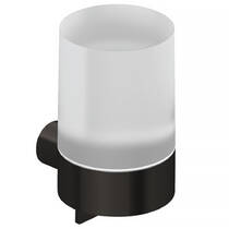 Дозатор для жидкого мыла Kludi Vela R 58976N2 с держателем, цвет Brushed Gunmetal, фото №2