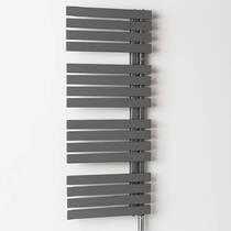 Рушникосушарка електрична Instal Projekt Popstar POPSE-50/120 500х1295 мм сірий з теном зліва 600 Вт, фото №4