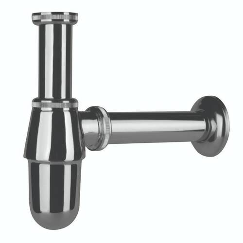 Cифон для раковини Devit DVCH001 латуний 1/4, випуск 32мм, хром, фото 1