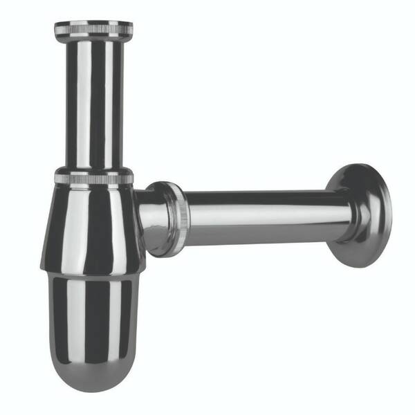 Cифон для раковини Devit DVCH001 латуний 1/4, випуск 32мм, хром, фото 1