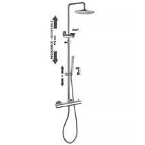 Душевая система Paffoni Birillo ZCOL638LIQCR с термостатом, хром, фото №3