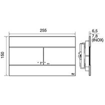 Інсталяція для унітаза OLI120 888781 із клавішею змиву Slim 659044 хром та зі звукоізолюючою прокладкою та унітазом Devit Fresh 3120121, фото №3