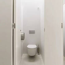 Інсталяція для унітаза OLI120 888781 із клавішею змиву Slim 659044 хром та зі звукоізолюючою прокладкою та унітазом Devit Fresh 3120121, фото №5