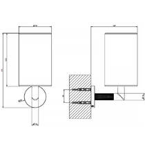 Стакан Gessi Anello 63708-030 с держателем черный матовый, фото №3