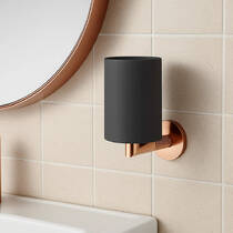 Стакан Gessi Anello 63708-030 с держателем черный матовый, фото №4