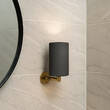 Склянка Gessi Anello 63708-726 з тримачем чорний матовий/бронза, фото 1